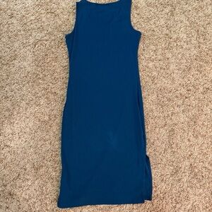 🏷️ 3 for $10 - Blue V-Neck Sleeveless Dress